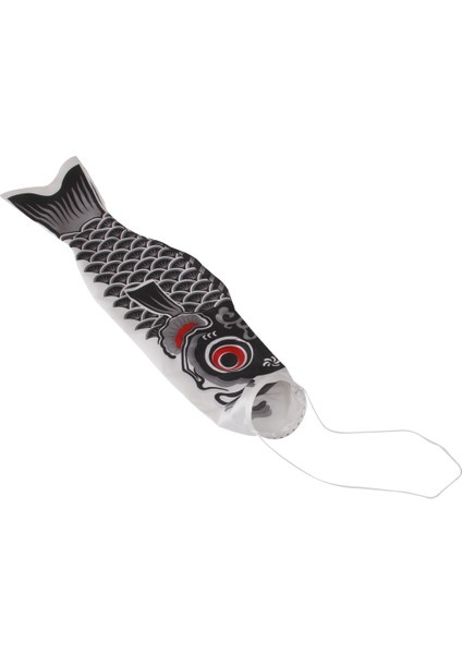 150 cm Japon Windsock Sazan Bayrağı Koinobori Sailfish Rüzgar Flama Siyah 150 cm Siyah modelleri