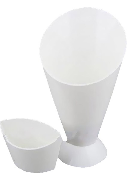 Atıştırmalık Koni Standı ve Patates Kızartması Için Sos Tutucu Parmak Sebze