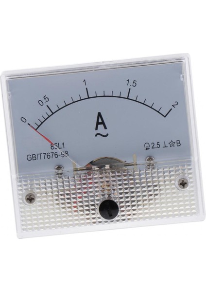 Analog Panel Metre Akım Ölçer Analog Elektrik Akımı Ölçüm 0-2A fırsatları
