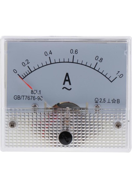 Doğru 85L1 Ac Analog Panel Ampermetre Ölçer Ampere Akım Ölçer 0-1A