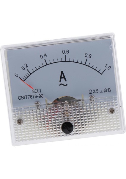 Doğru 85L1 Ac Analog Panel Ampermetre Ölçer Ampere Akım Ölçer 0-1A