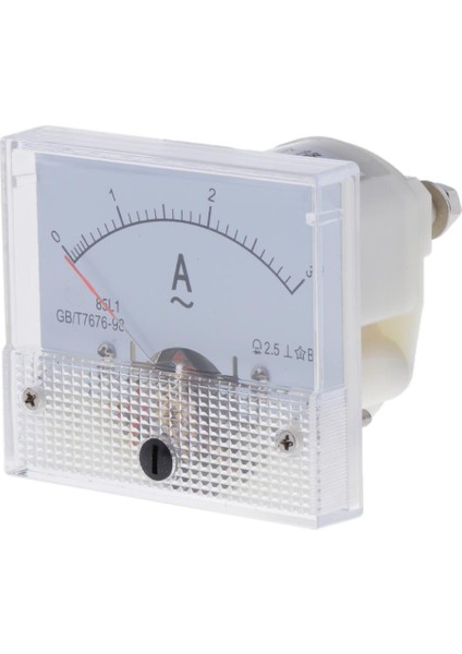 Doğru 85L1 Ac Analog Panel Ampermetre Ölçer Ampere Akım Ölçer 0-3A