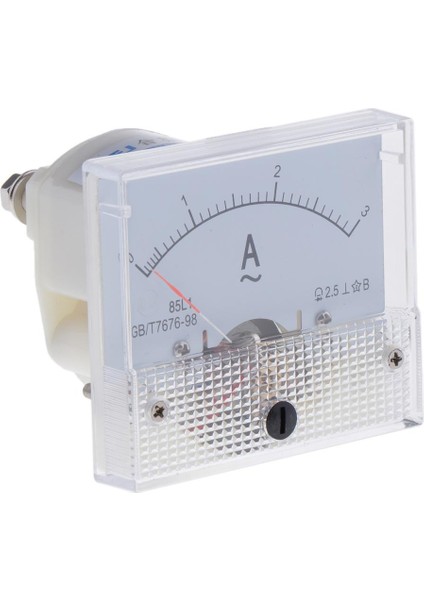 Doğru 85L1 Ac Analog Panel Ampermetre Ölçer Ampere Akım Ölçer 0-3A