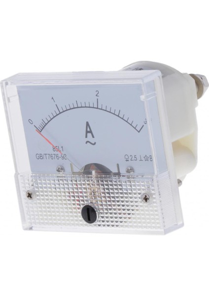 Doğru 85L1 Ac Analog Panel Ampermetre Ölçer Ampere Akım Ölçer 0-3A