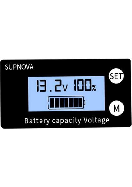 LCD Akü Kapasitesi Monitör Ölçer Ölçer, Dc 8 V-100 V Pil Durumu Ekran, Lityum Pil Kapasitesi Gerilim Ölçer Monitör -, 61X33X15MM Style5