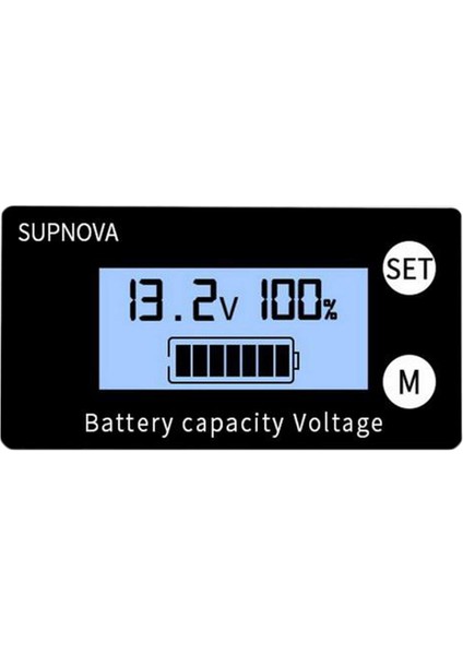 LCD Akü Kapasitesi Monitör Ölçer Ölçer, Dc 8 V-100 V Pil Durumu Ekran, Lityum Pil Kapasitesi Gerilim Ölçer Monitör -, 61X33X15MM Style5