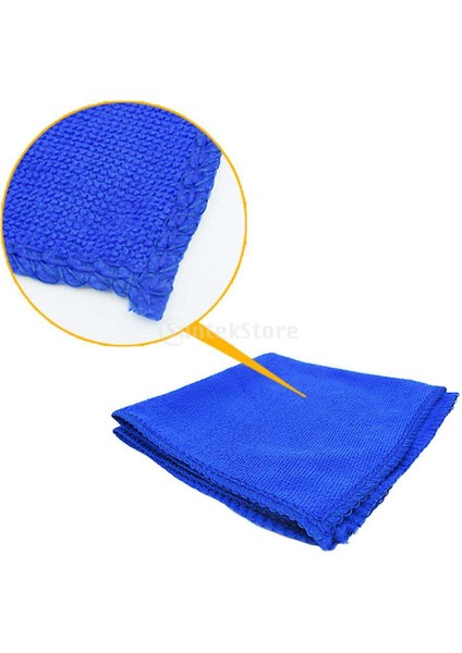 Strade Store 9.8x9.8 "mavi Araba Temizleme Havlu Mikrofiber Otomatik Detaylandırma Havlu Ultra Yumuşak