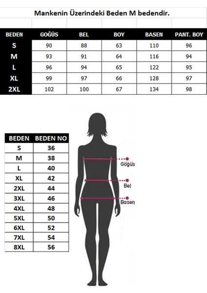 Kadın %100 Pamuk Penye Kışlık Pijama Takımı 3436