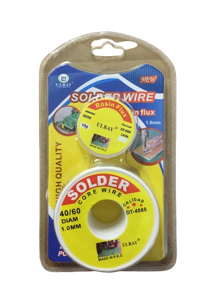 Tuğra E-Ticaret Solder Wire+Rosin Lehim Teli Pastası 2li Set