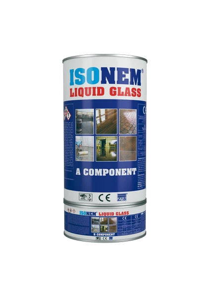 Isonem Liquid Glass 4 kg Sıvı Cam Şeffaf Su Yalıtımı ve Zemin Kaplama