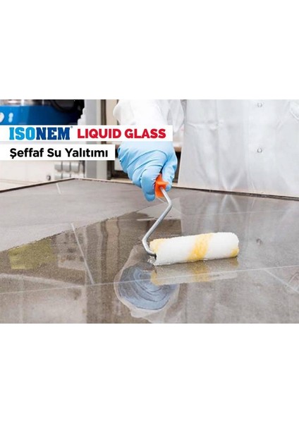 Isonem Liquid Glass 4 kg Sıvı Cam Şeffaf Su Yalıtımı ve Zemin Kaplama