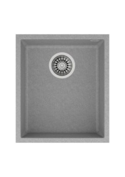 Square 34.40 Tg Ston Gri Tezgah Altı Granit Evye