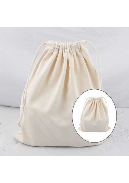 Tuval Çanta, Ipli Torbalar Nefes Yıkanabilir Muslin Çantası Seyahat Düğün Ev Partisi Malzemeleri Için - Bej (Yurt Dışından) indirimleri