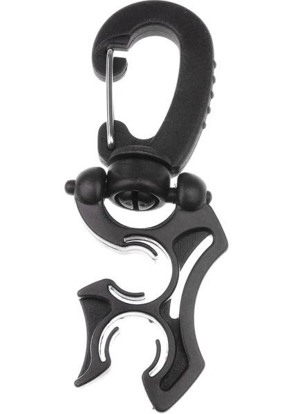 3.9 "scuba Dalış Çift Bcd Hortum Tutucu Döner ve Katlanır Klip Siyah (Yurt Dışından)