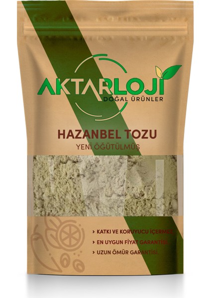 250 gr Hazanbel Kökü Tozu Yeni Öğütülmüş