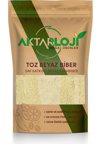 25 gr Toz Beyaz Biber ( Beyaz Karabiber ) Yeni Öğütülmüş 'saf'