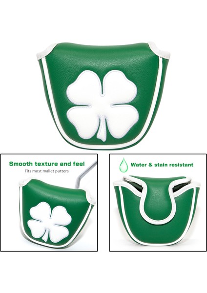 Dayanıklı Golf Mallet Atıcı Kapak Pu Deri Kulübü Kafa Kapak Guard Kaymaz (Yurt Dışından) indirimleri