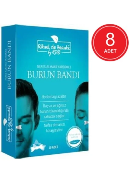 Rituel De Beaute Nefes Almaya  Burun Bandı 10'lu x 8 Paket