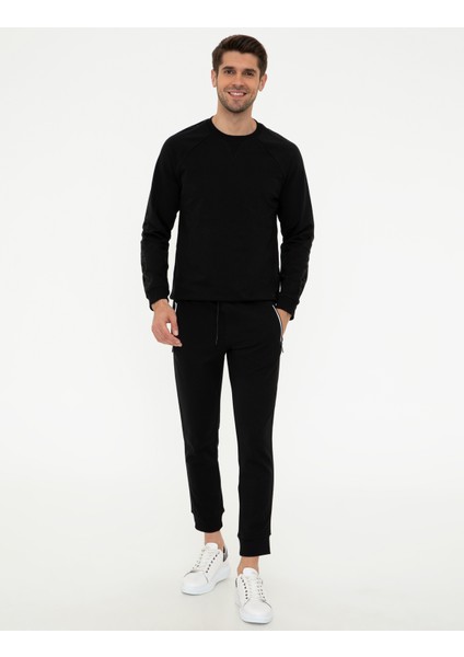 Pierre Cardin Siyah Standart Fit Sweatshirt 50241386-VR046