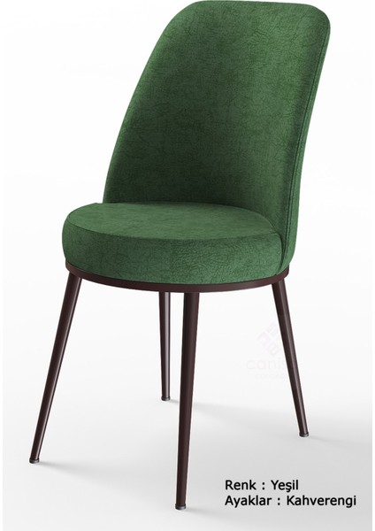 Concept Via Serisi 80 x 132 Açılabilir Barok Ahşap Desen Mutfak Masa Takımı+4 Adet Sandalye