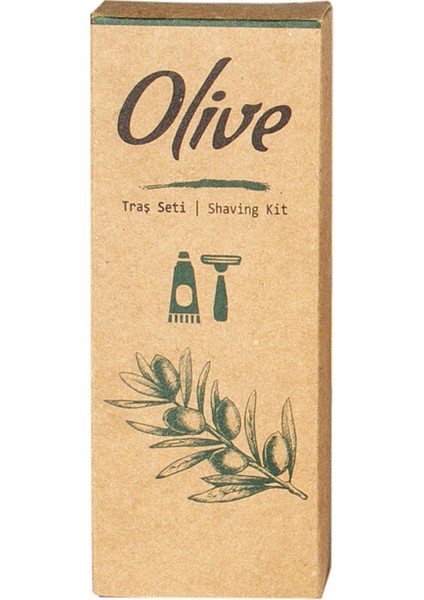 Olive Buklet Otel Tipi Traş Seti