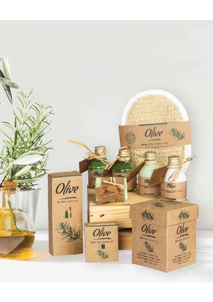 Olive Buklet Otel Tipi Traş Seti