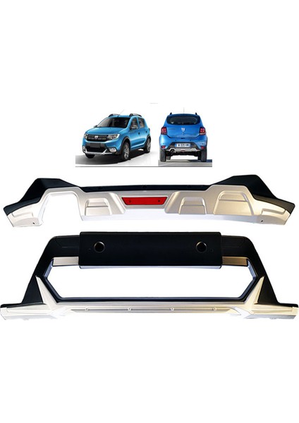 Dacia Sandero Ön Arka Tampon Koruma Difüzör 2018+ Ithal