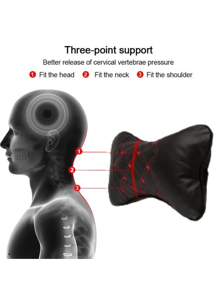 Deri Ortopedik Oto Boyun Yastığı 2 Adet fiyatları