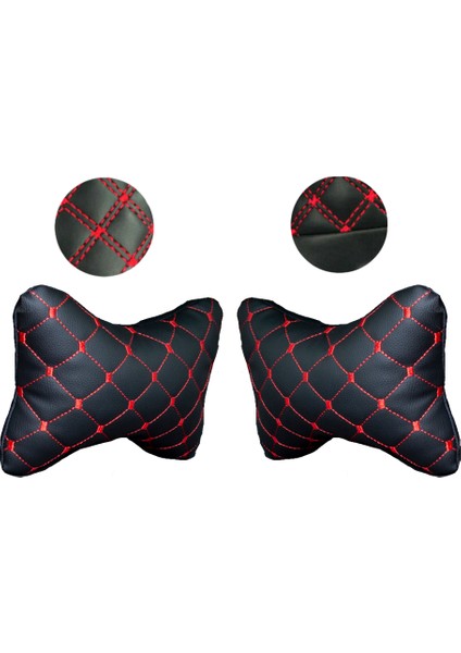 Deri Ortopedik Oto Boyun Yastığı 2 Adet modelleri