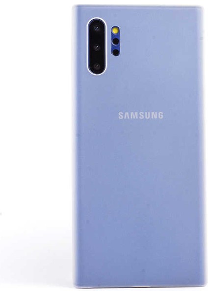 Samsung Galaxy Note 10 Plus Kılıf A+ Ultra Ince Sert Kapak Beyaz