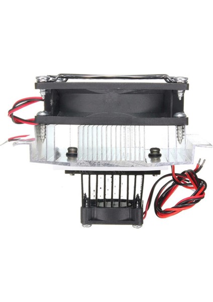 Termo Elektrik Peltier Hava Soğutucu Sistem DC 12V 6A 60W Mini Klima Buzdolabı Araba Soğuk Hava