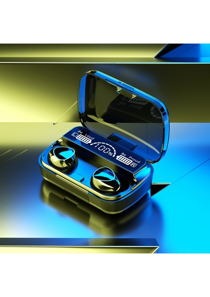 M10 Kablosuz Kulakiçi Bluetooth 5.0 Kulaklık Kulaklıklar Spor Büyük Ekran fiyatları