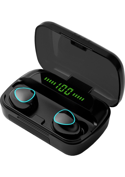 M10 Kablosuz Kulakiçi Bluetooth 5.0 Kulaklık Kulaklıklar Spor Küçük Ekran