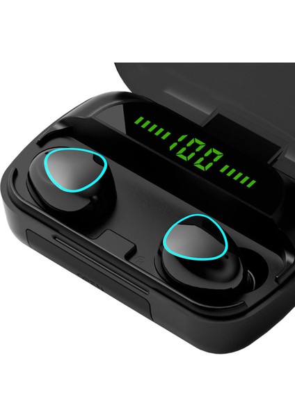 M10 Kablosuz Kulakiçi Bluetooth 5.0 Kulaklık Kulaklıklar Spor Küçük Ekran fırsatları