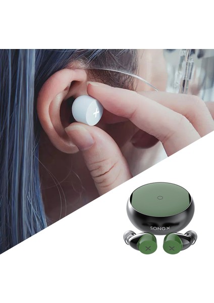 Bluetooth Kulakiçi, Tws Kablosuz Bluetooth 5.0 Kulaklıklar, Su Geçirmez Dokunmatik Kulaklıklar Spor Kulaklık, Mic ile Kablosuz Kulaklık - Yeşil (Yurt Dışından) fırsatları