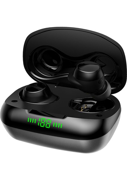 K1 Bluetooth 5.0 Gerçek Kablosuz Kulaklıklar Mıc Kulaklık Dahili Spor Gürültü Iptal Etme Için Derin Baslı - Gri (Yurt Dışından)