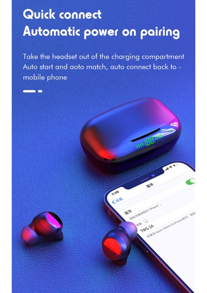 K1 Bluetooth 5.0 Gerçek Kablosuz Kulaklıklar Mıc Kulaklık Dahili Spor Gürültü Iptal Etme Için Derin Baslı - Gri (Yurt Dışından) fırsatları