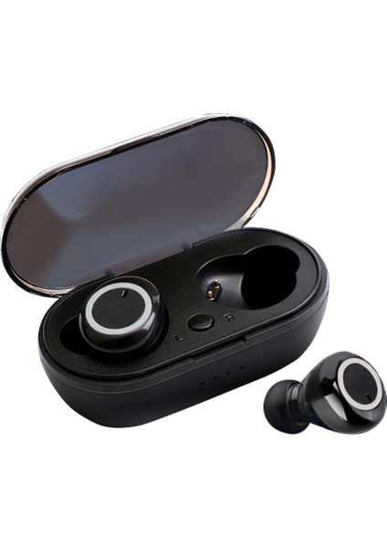 Kablosuz Kulaklık Kulaklık Kulakiçi Stereo Kulak Kulaklıklar Siyah + Beyaz (Yurt Dışından)