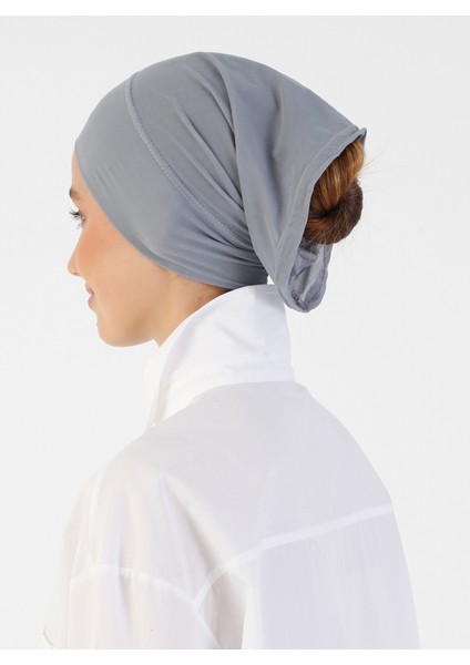 Nefes Alan Kumaş Pratik Boru Bone - Koyu Gri - Ecardin indirimleri