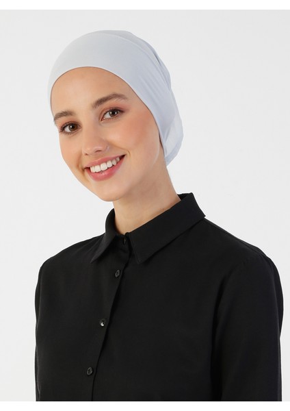 Nefes Alan Kumaş Pratik Boru Bone - Açık Gri - Ecardin fiyatları