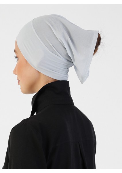 Nefes Alan Kumaş Pratik Boru Bone - Açık Gri - Ecardin indirimleri