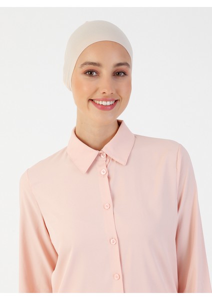 Nefes Alan Kumaş Geniş Ebatlı Bağcıklı Bone - Bej - Ecardin fiyatları