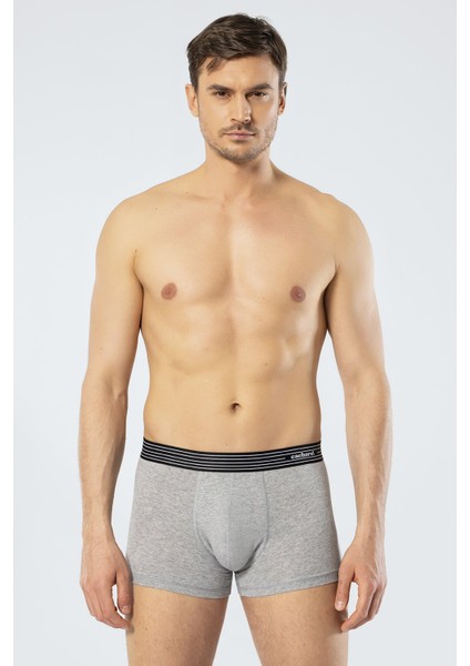 1320 Beyaz Siyah Gri Erkek 3'lü Boxer indirimleri
