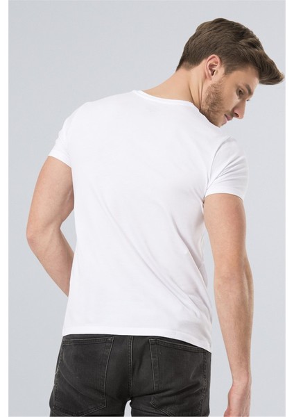 Las Vegas Erkek V Yaka Basic T-Shirt modelleri