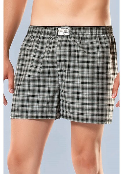 Anıt 1118 Desenli 3 Adet Poplin Erkek Boxer