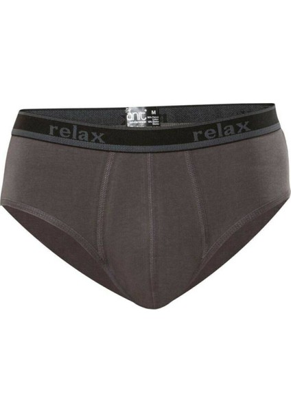 Anıt 1269 Antrasit 3 Adet Relax Pamuklu Erkek Slip Külot