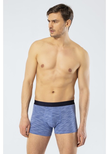 1324 Lacivert Indigo Erkek 2'li Boxer