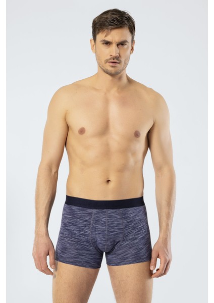 1324 Lacivert Indigo Erkek 2'li Boxer