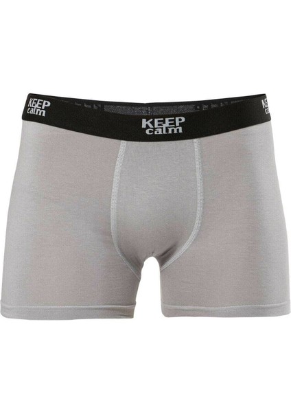 Anıt 1266 Gri 3 Adet Modal Rahat Erkek Boxer