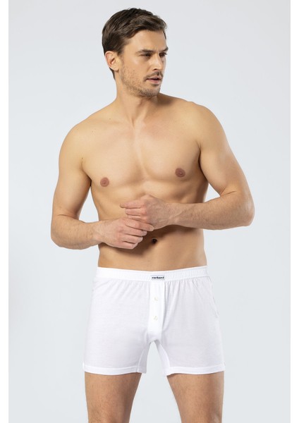 1204 Beyaz Süprem Erkek Boxer